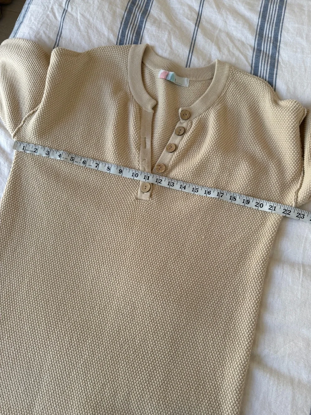 Free People Beach Hailee Sweater Dress in Au Lait Size Medium